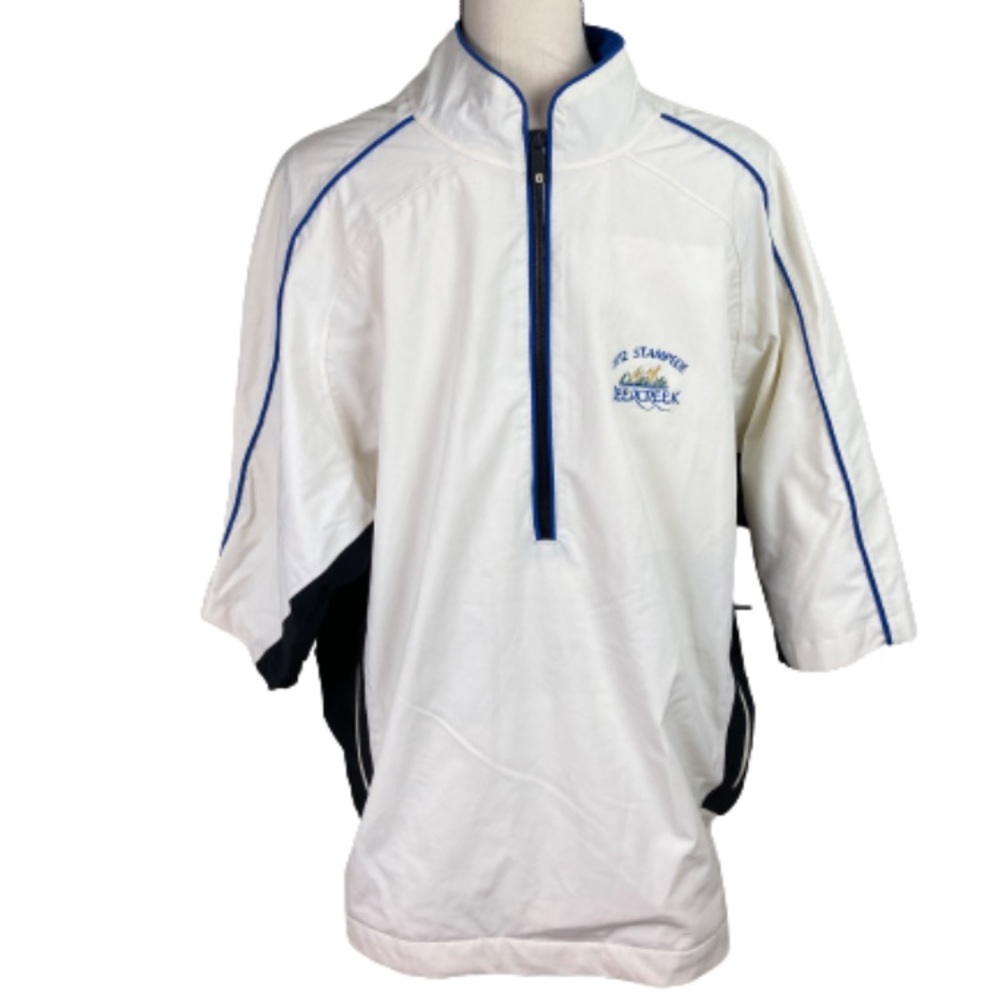 FootJoy DryJoys Men’s Golf Windshirt 1/2 Zip Deer Creek 2012 Large